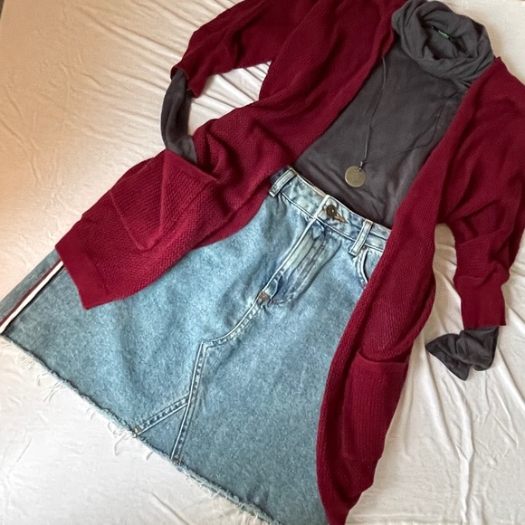 BDG Urban Outfitters Raw Hem Denim Skirt - Picture 7 of 7